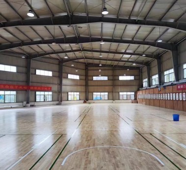 湖南室内篮球馆设计，运动体育木地板