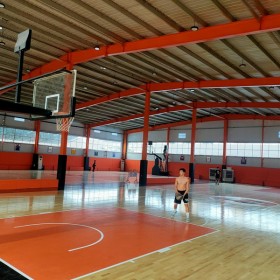 篮球馆运动木地板 室内篮球馆体育地板
