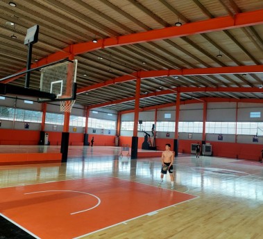 篮球馆运动木地板 室内篮球馆体育地板